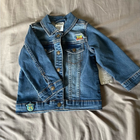 Disney Jackets & Coats Nwt Baby Toy Story 25th Anniversary Denim